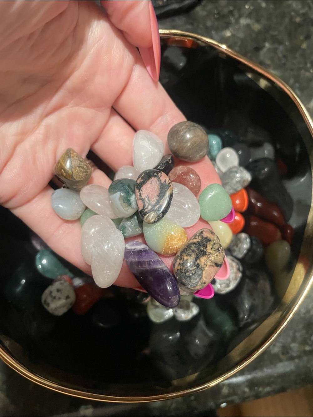 13 Piece Mystery Sustainable Crystal Tumble Bundle - Picture 3 of 3